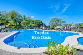 Tropical Blue Oasis